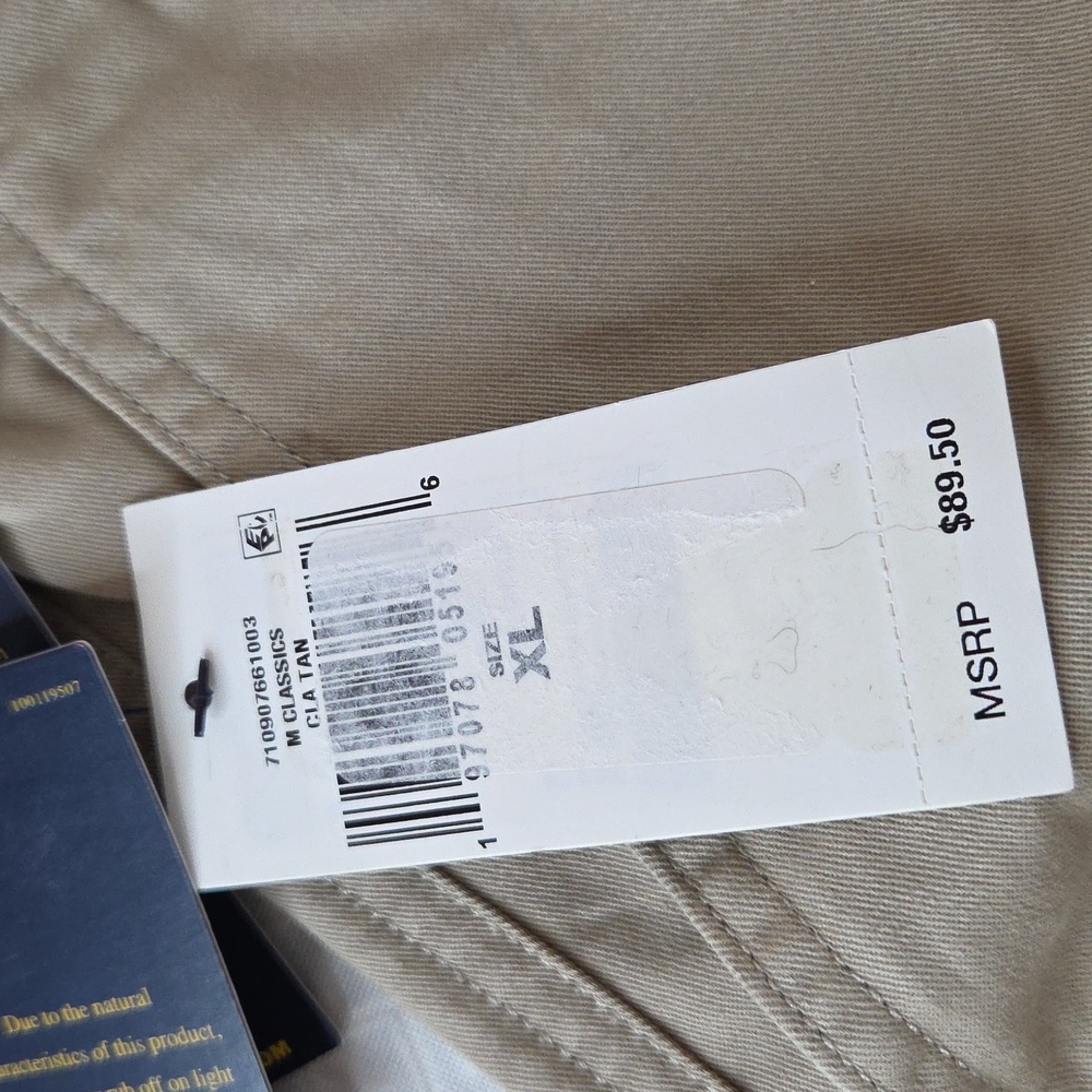 Polo by Ralph Lauren Tan Mens Stretch Classic Shorts with Classic Design XL. - Picture 5 of 16